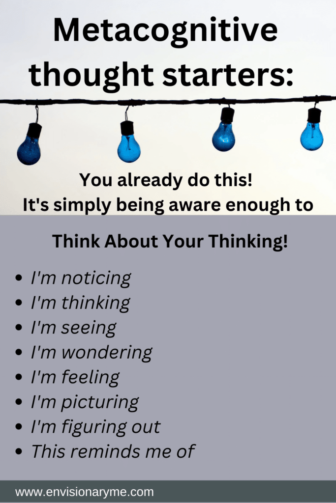 Metacognitive thought starters