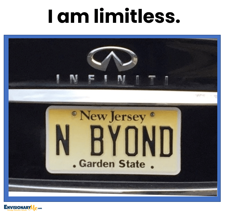 Infiniti New Jersey license plate