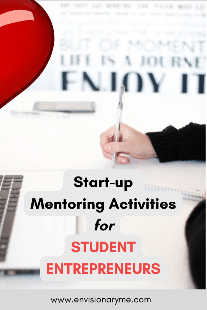Start up mentoring activities for student entrepreneurs
